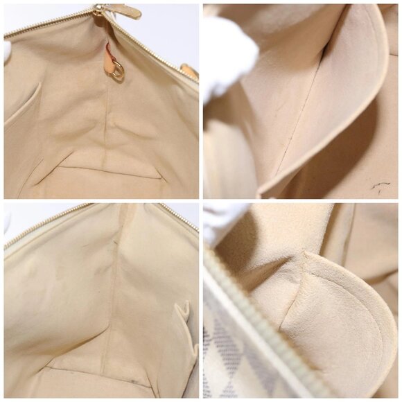 LOUIS VUITTON Damier Azur Saleya PM Tote Bag N51186 LV Auth 138231 - Picture 15 of 16